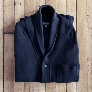 J. Crew Black Chunky Cardigan
